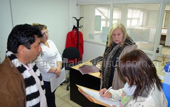 En cada oficina la Jueza Laboral dialogó con los trabajadores