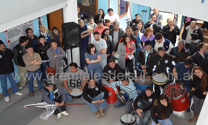 Militantes de la UOM acompañaron el acto realizado en el HRRG