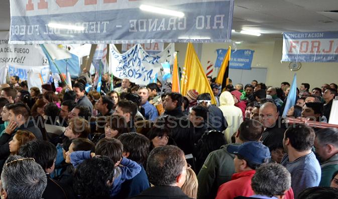 La Agrupación Gremial Peronista 1º de Mayo, acompañó la apertura del local de FORJA