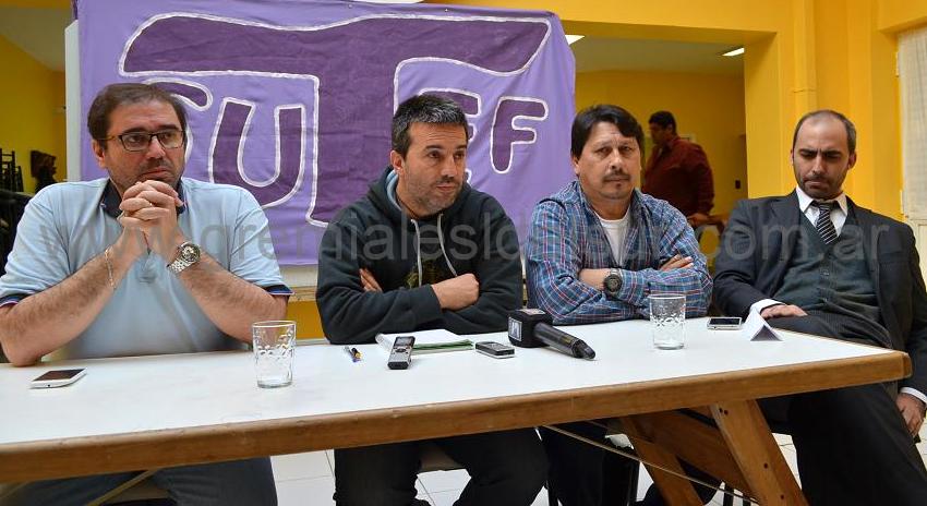 Héctor L. Auil; Horacio Catena; Gustavo G. Franco y el Dr. Sanchez Otharán
