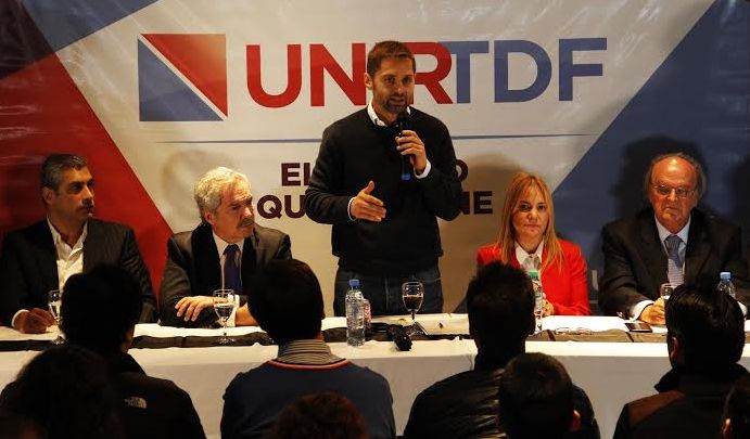 Pablo García (der.) se suma al Frente Renovador Federal y a Unir TDF
