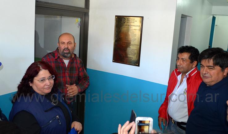 En ATE descubrieron una placa con los nombre de la Comisión Direcvtiva