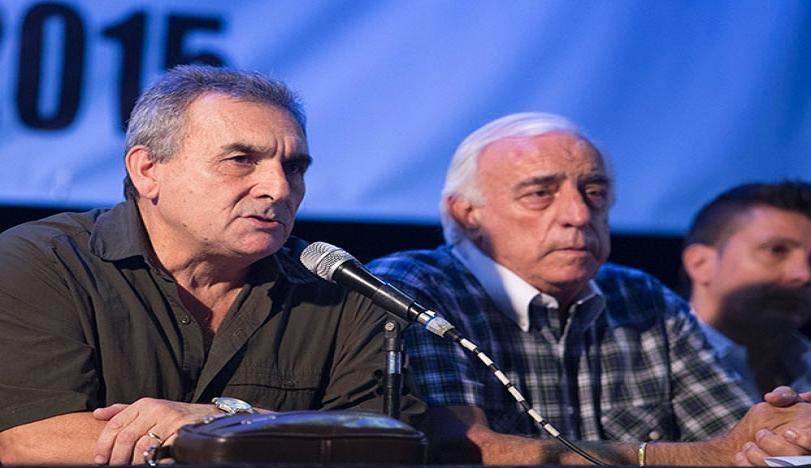 Juan Carlos Schmid (FEMPINRA) y Roberto Fernández (UTA)