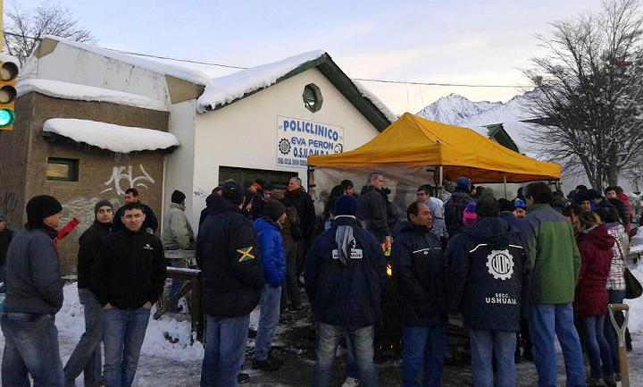 Los trabajadores metalúrgicos de Ushuaia recuperaron el Policlínico Eva Perón