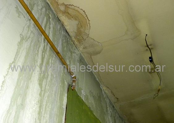 Techos que se llueven y cables que cuelgan 