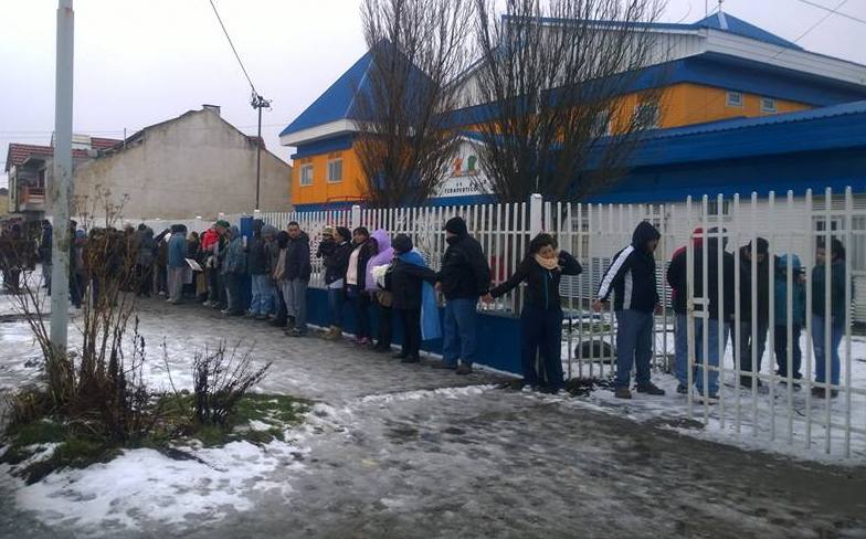 En Río Grande se realizó un abrazo simbólico al Centro Terapéutico Educativo