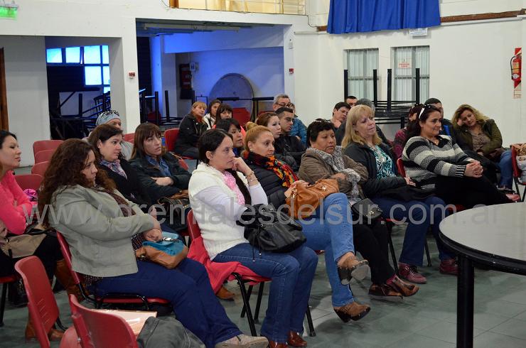 Asistentes a la Primera Jornada Provincial para Profesional en Enfermería, en la sede de ATE Río Grande