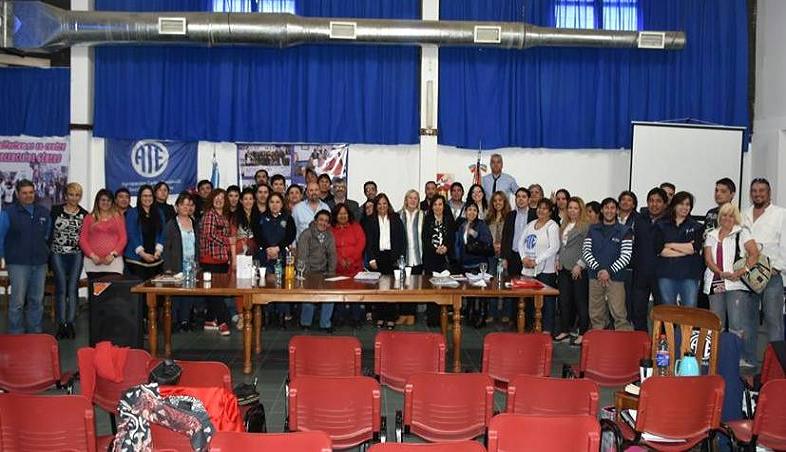 Asistentes a la “Segunda Jornada de Derecho Sindical”. Foto: Prensa ATE Río Grande.