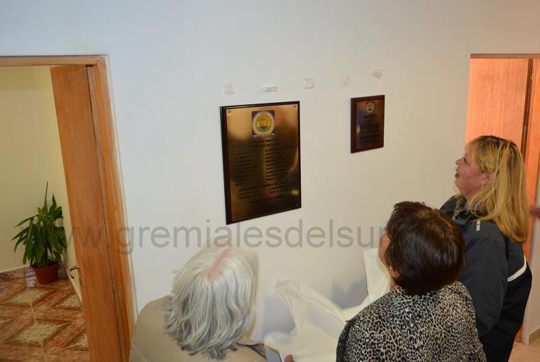 Descubrimiento de placas en la nueva sede de SOIVA. 