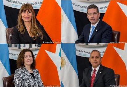Legisladora Cristina Boyadjian (MPF); Legislador Damián Loffler (MPF); Legisladora Mónica Urquiza (MPF); Legislador Pablo Villegas (MPF). 