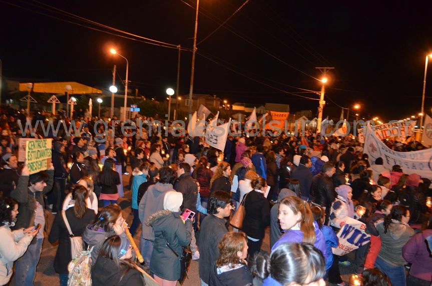 Más de 3500 personas se manifestaron en contra de las políticas de ajuste del Gobierno de Rosana Bertone.