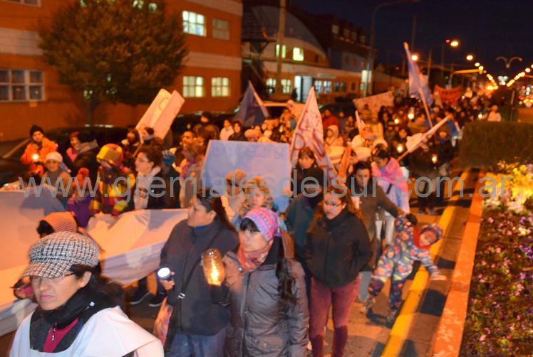 Los trabajadores estatales de Río Grande volvieron a marchar por las calles de ciudad.