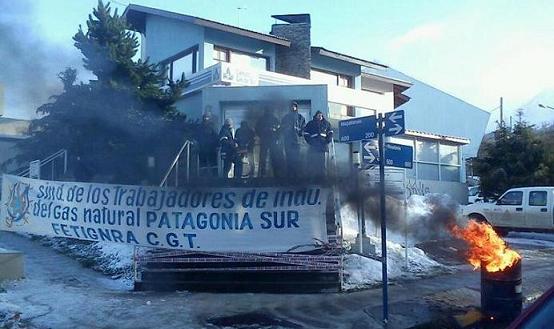 Trabajadores de Camuzzi de paro en Ushuaia 