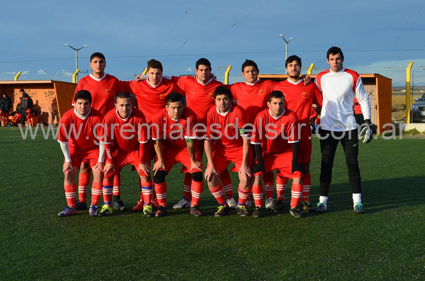 Los 11 de Petroquímico que le ganaron 1 a 0 a Newman.