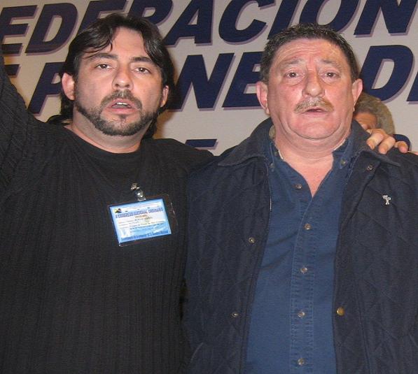 Andrés Rosas junto a Omar Viviani