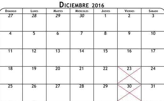 Los días viernes 23 de diciembre, y viernes 30 de diciembre, serán asuetos administrativos en Tierra del Fuego. 